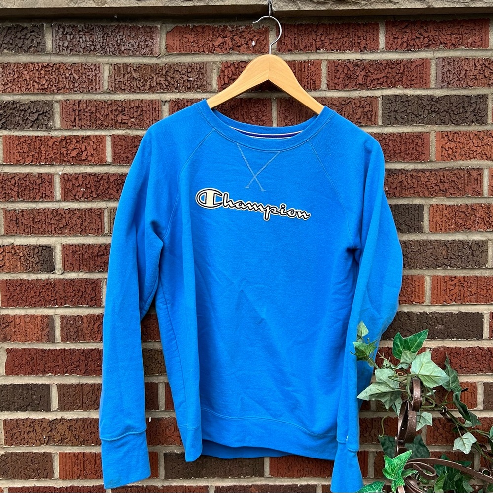 Champion Light Blue Pullover Sweatshirt
